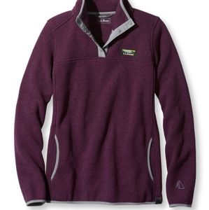 Womens L.L. Bean Sweater Fleece Pullover